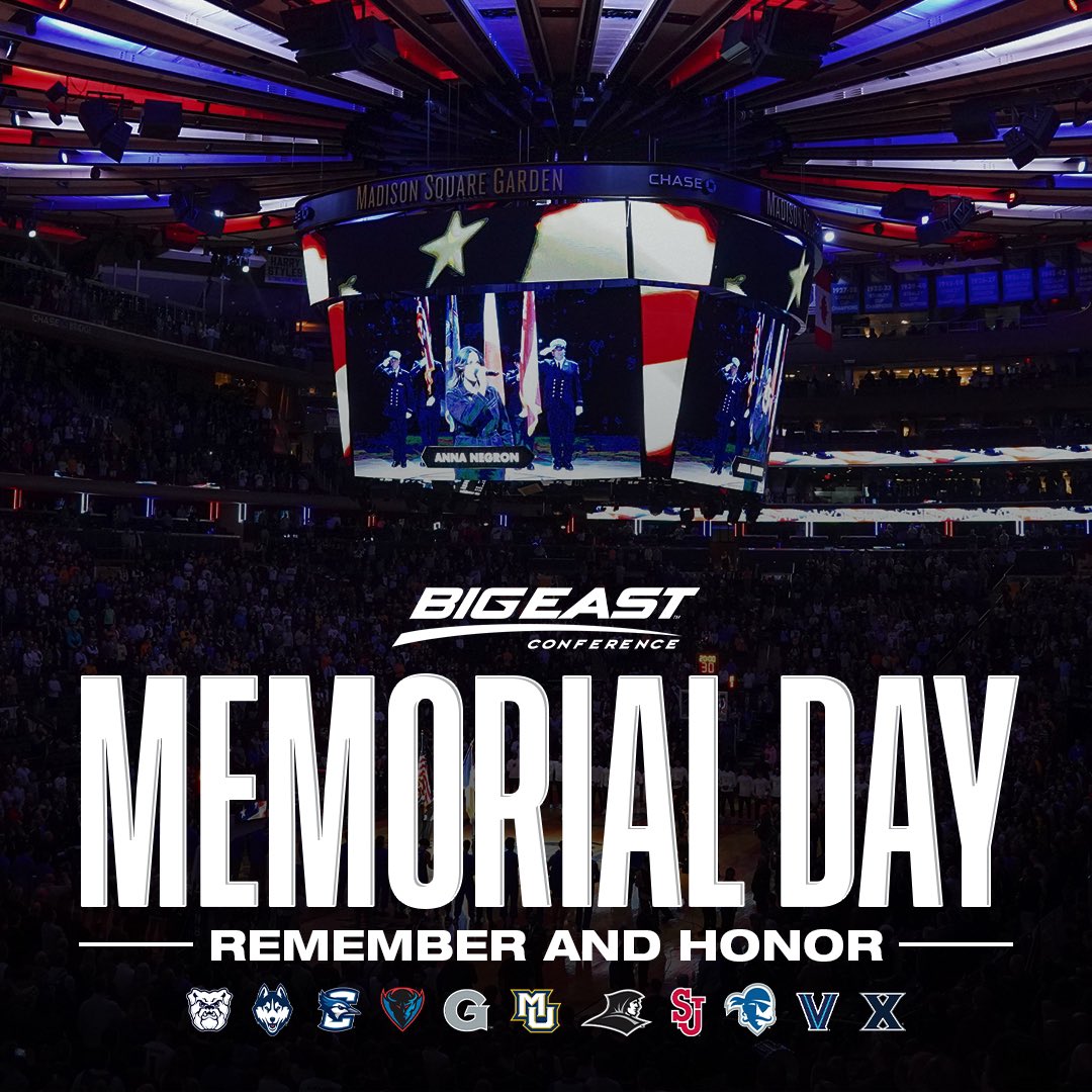 The BIG EAST honors those who made the ultimate sacrifice in service of our country and continues to remember them this Memorial Day.