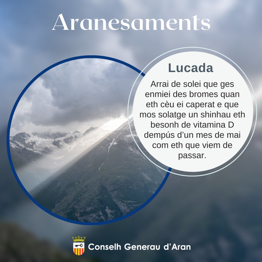 ✨Aranesaments✨

📙📸 Eth vocabulari en imatges d’En Aranés!!

🤔Proposatz-mos mots, locucions o expressions que coneishatz e les publicaram!