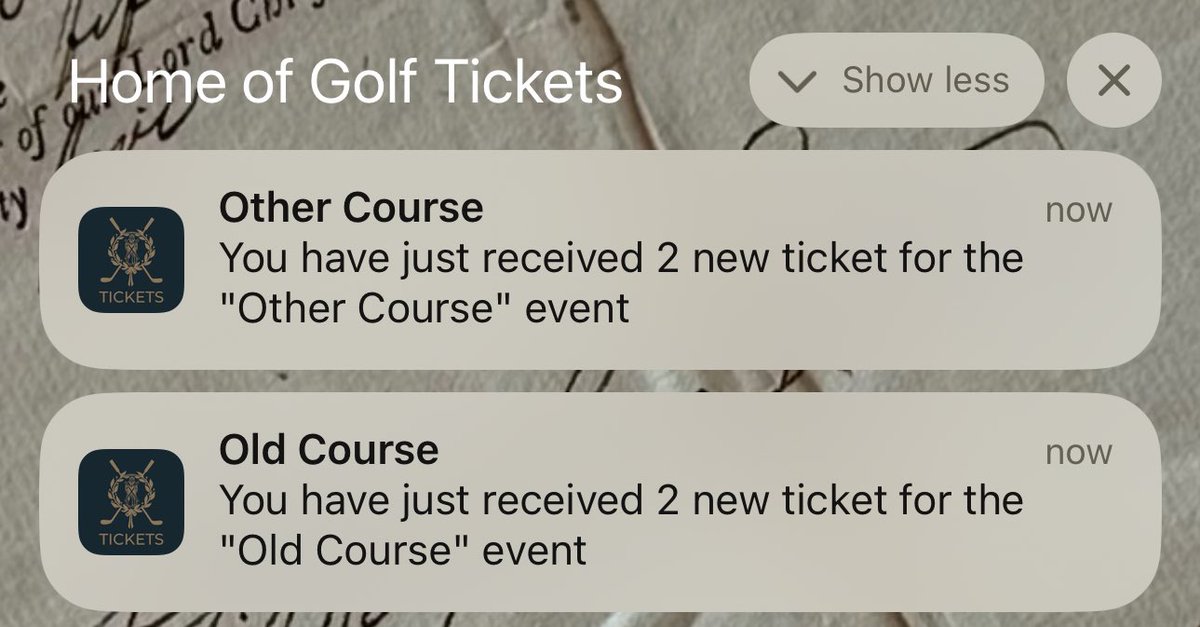 JohnMorton215's tweet image. Best push notifications. EVER. 🤩

#GolfHistory
#OldCourse
#CastleCourse

@TheHomeofGolf 
@WorldGolfMuseum 
@R_McStravick 
@Hannika83
