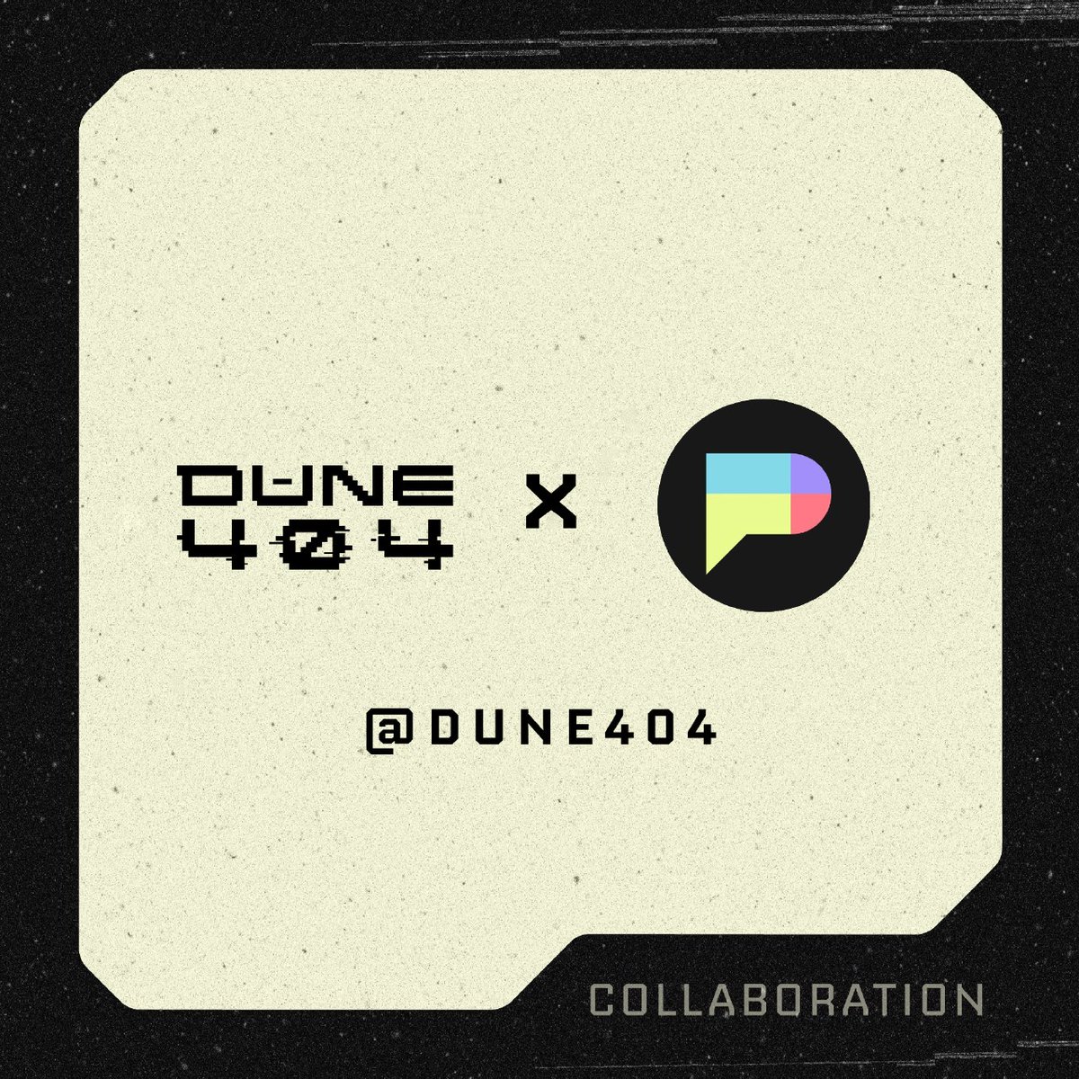 Palette 🤝 Dune 404 

Pushing the boundaries of 404 powered by <a href="/Dune_404/">DUNE404</a>
First 404 backed by <a href="/animocabrands/">Animoca Brands</a>
 
Claim whitelist spot here: dune404.com/whitelist

[ Dune is offering whitelists to the 404 partner projects. Members must be HOLDING palette to get whitelist + mint.]