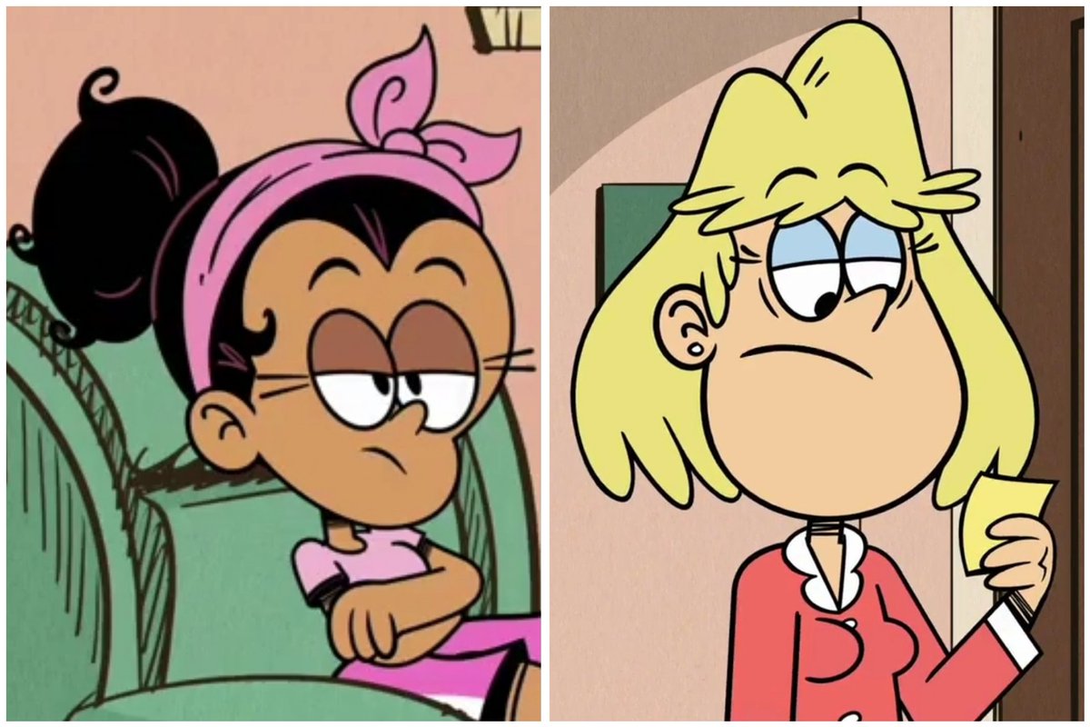 Characters who normally wear lipstick now don't wear it
#CarlotaCasagrande , #RitaLoud , #TheLoudHouse , #TheCasagrandes , #Nickelodeon