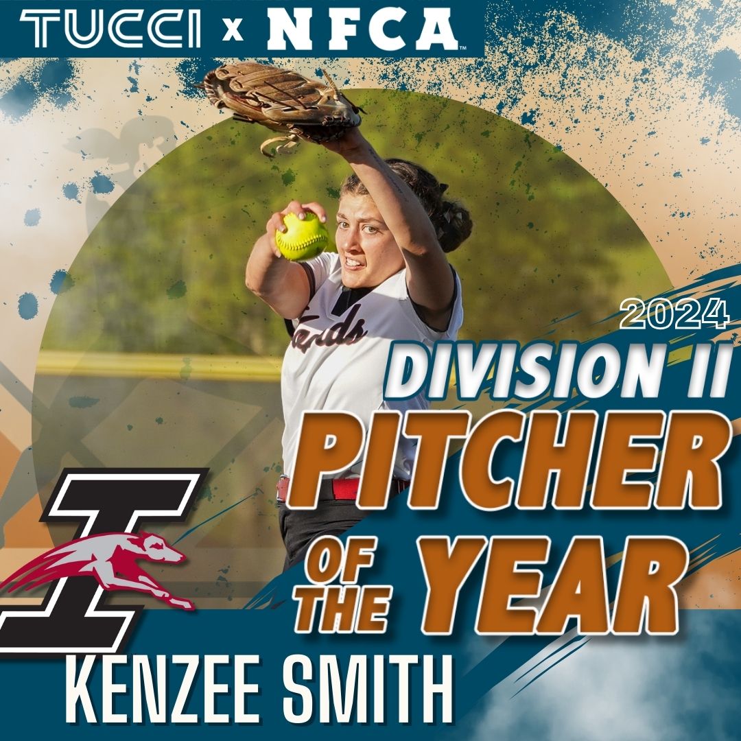 🚨 AWARDS ALERT: Congratulations to the 2024 @tucci_limited / NFCA Division II Pitcher of the Year, @UIndySoftball’s Kenzee Smith! 🥎 🔗 nfca.org/divnews/ncaa2/…