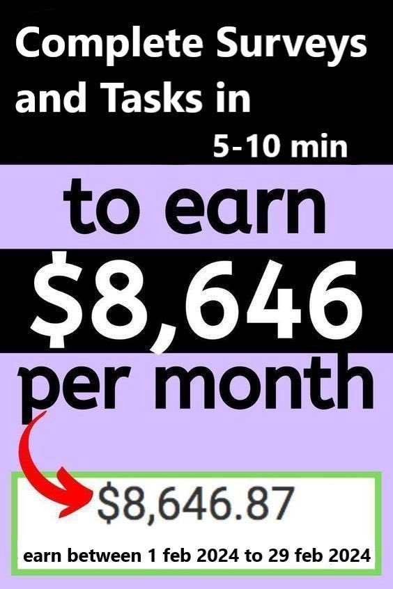 Earn $1K/day by Just spending 1HR

Completing Surveys

Prepared the list of 21 sites

Absolutely free!  
Here's how to get it:  

•Subscribe to my page
• Like this post 
• Comment 'Survey' 
• Retweet  (Be sure to follow me so I can DM you)  

Instant delivery guaranteed