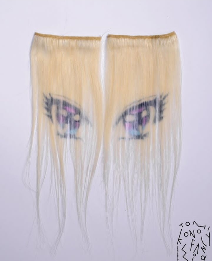 angelina jolie in a tomikono wig for vogue japan july 2024, photographed by takuya uchiyama