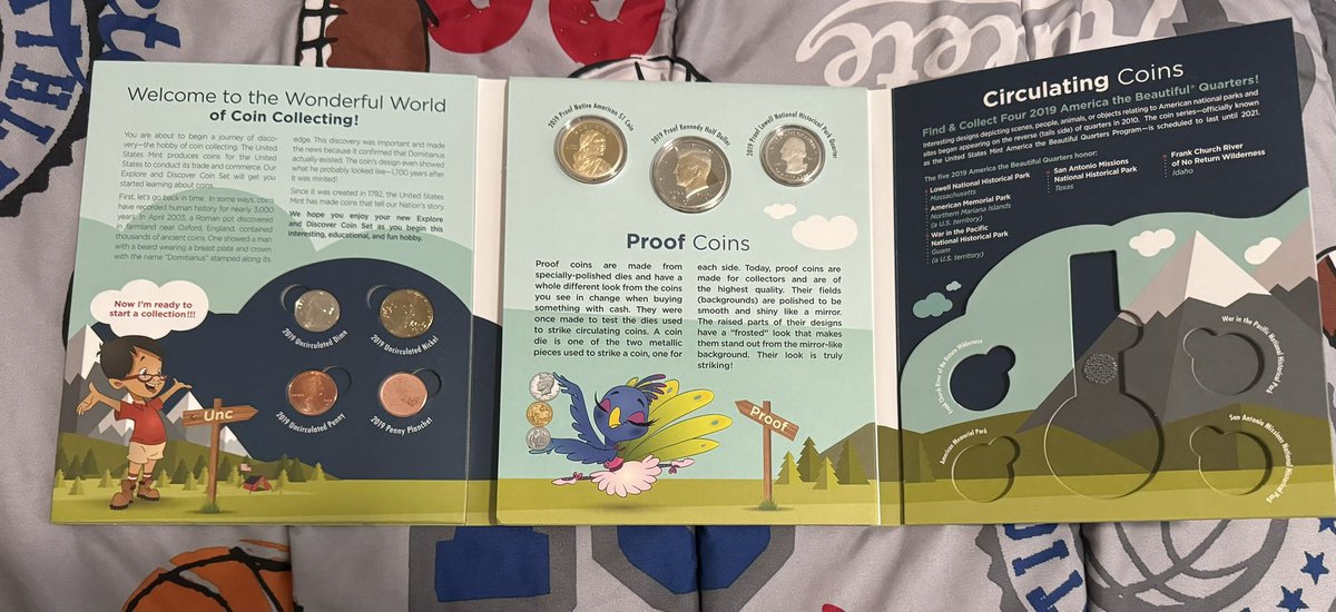 Keeping the tradition going to the next generation. #coincollecting #coins