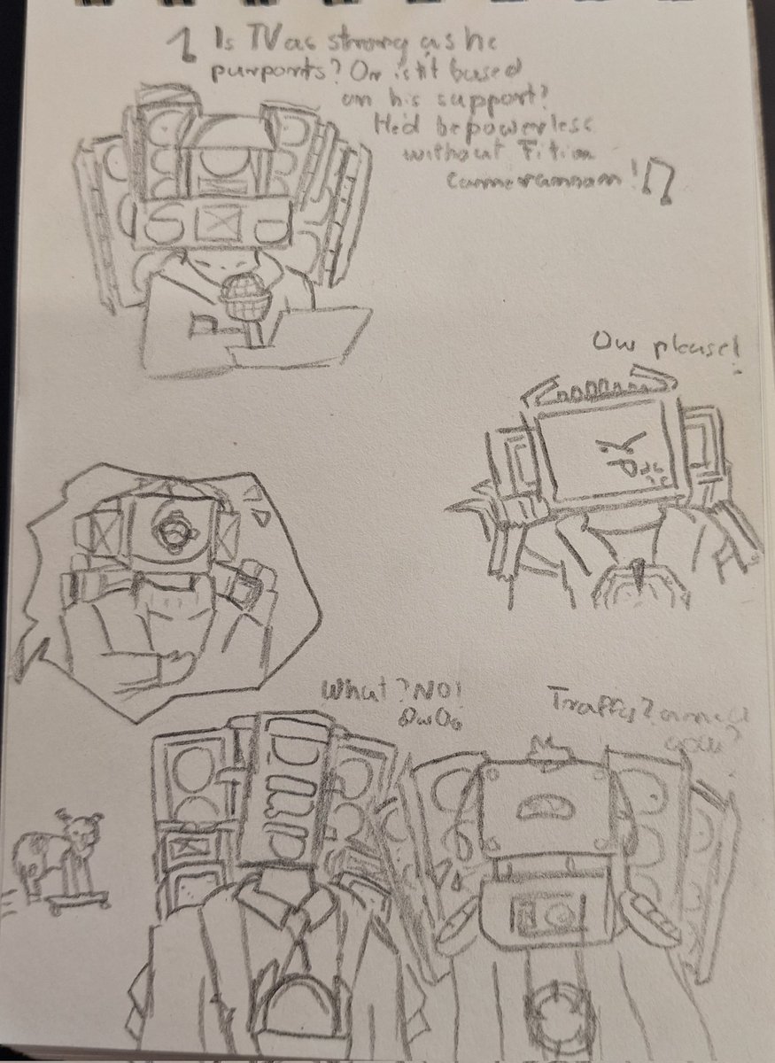 Some doodles of the titans + oc titans 

#skibiditoilet #skibidi_toilet #skibiditoiletoc #titanspeakerman #titancameran #titantvman