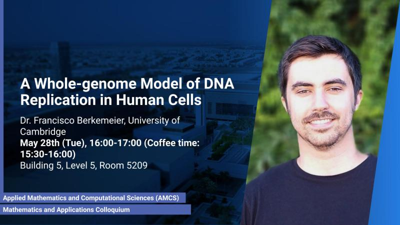 fpberkemeier's tweet photo. Tomorrow, I have the privilege of speaking at the Maths and Applications Colloquium at KAUST. I'll be delving into the complexities of mathematical modelling of DNA replication in human cells. If you're in the area, please drop by and say hello! 🙂 https://t.co/fNxILpvgTp https://t.co/1K6mTsXE6I