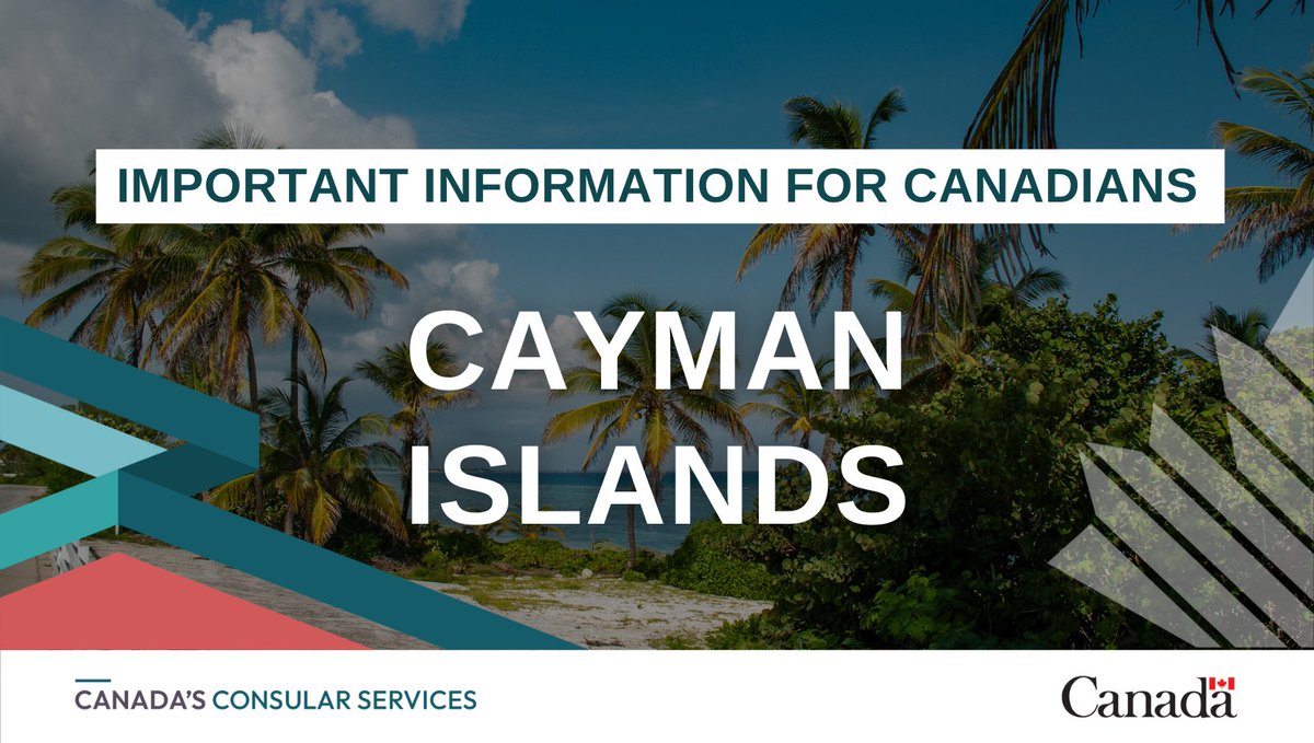 As of Friday, May 31, 2024, the Consulate in the #CaymanIslands will be closed until further notice. You can obtain consular assistance and information from the High Commission of Canada in #Jamaica, in Kingston. For more info: ow.ly/4UNI50RWxx4