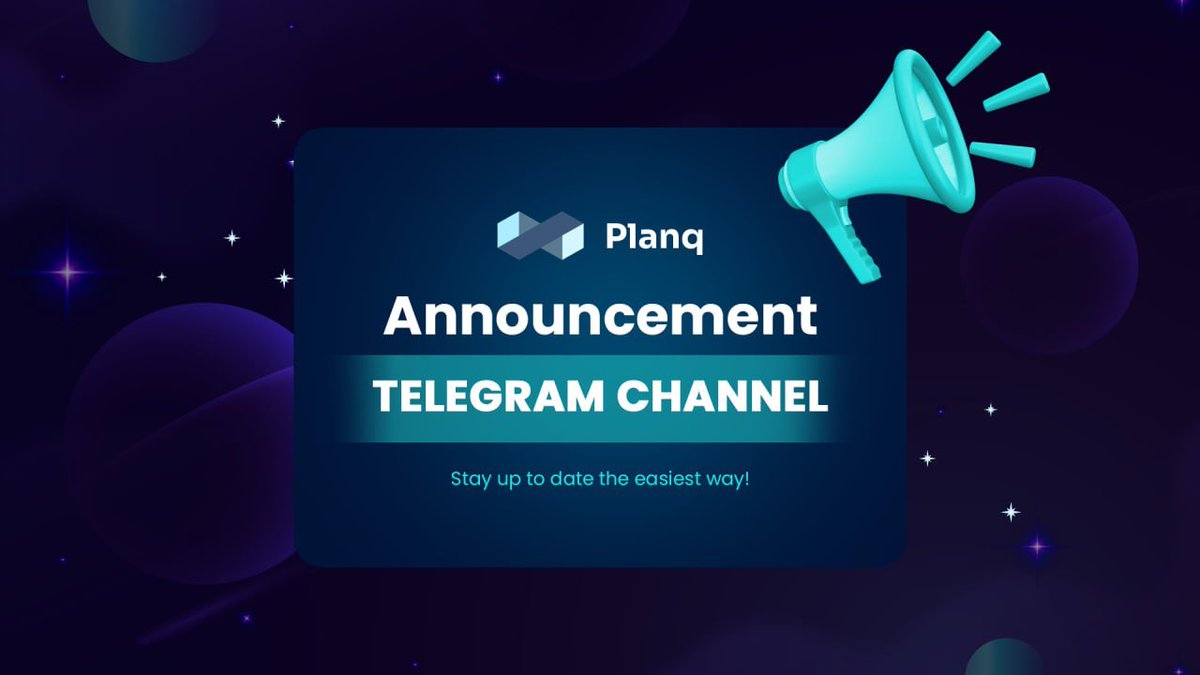Crypto is fast & crazy 🙃 Staying fully up to date with your favourite  projects can be a chore 🧹 If you love @telegram, join our Telegram  announcement channel and never miss