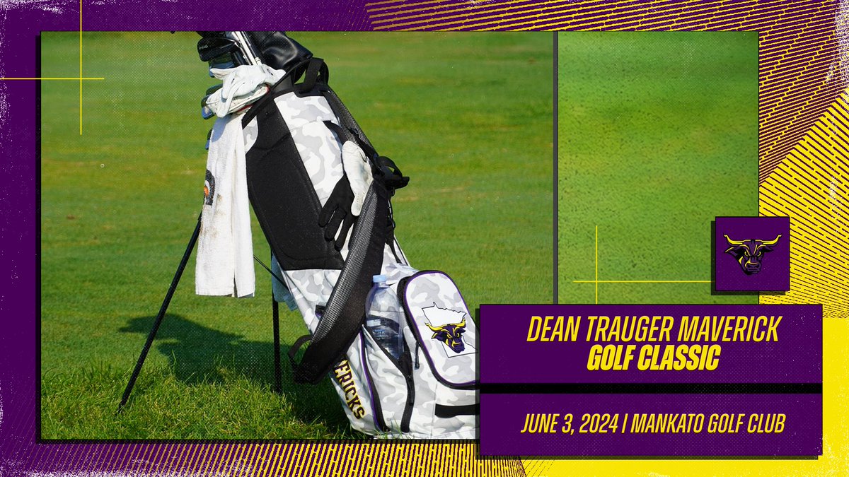 We are still looking for 2 groups to fill out next week's Dean Trauger Maverick Golf Classic at MGC! Your $225 registration includes: • 18 holes of golf & cart • Lunch and dinner • All on course activities For more info, contact Scott Nelsen (scott.nelsen@mnsu.edu)