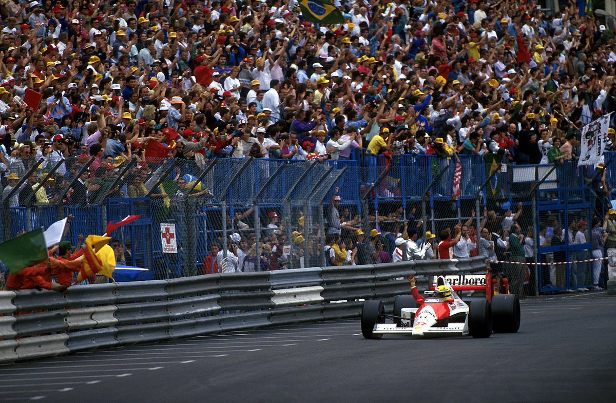 On this day in 1990, Ayrton Senna wins the Monaco GP 🇧🇷🏆

Beautiful McLaren Honda MP4/5B ✨

#Senna30