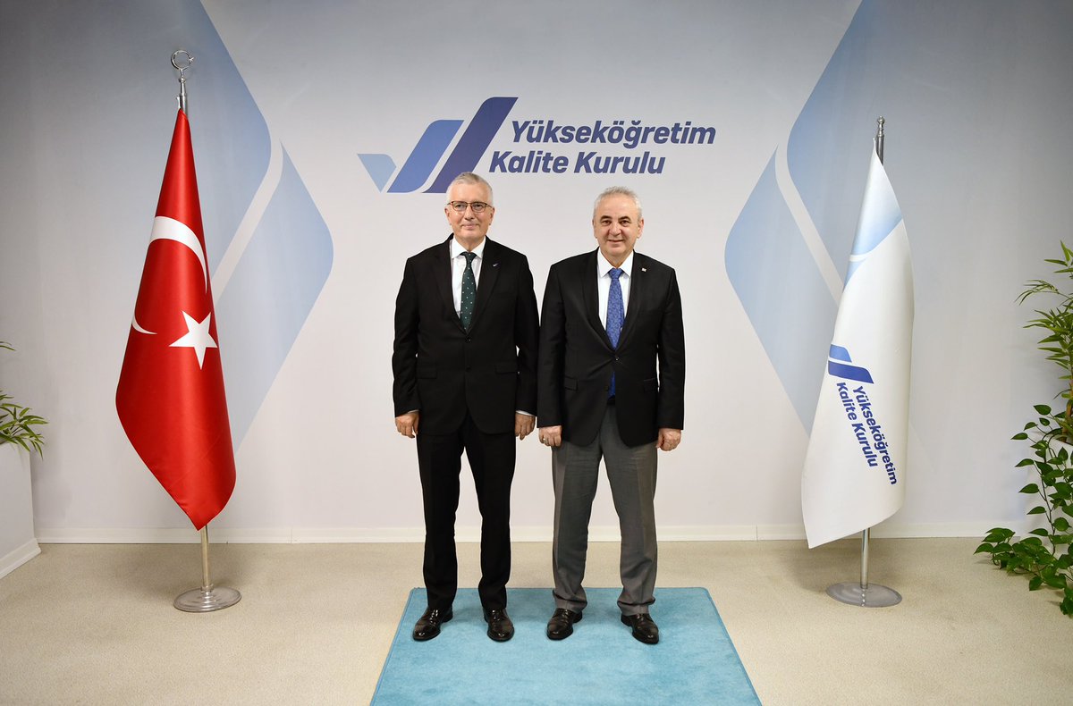 Rektörümüz Sn. Prof. Dr. Fevzi Rifat Ortaç, Yükseköğretim Kalite Kurulu (YÖKAK) Başkanı Sn. Prof. Dr. Ümit Kocabıçak’a nezaket ziyaretinde bulundu.

<a href="/ykalitekurulu/">Yükseköğretim Kalite Kurulu (YÖKAK)</a> <a href="/ukocabicak/">Prof.Dr. Ümit KOCABIÇAK</a>