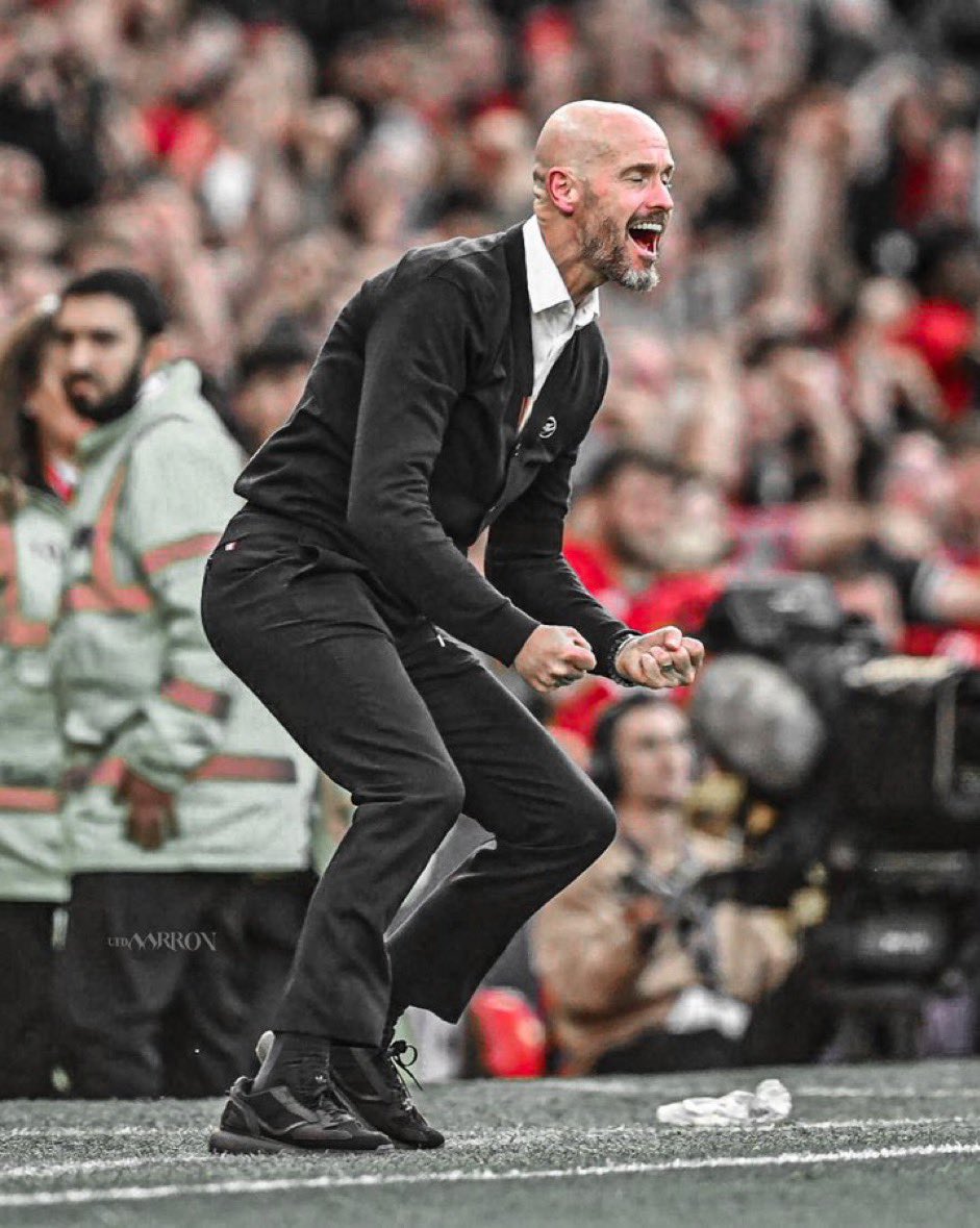 Pep we are coming for you. Keep the Prem trophy neat and shiny. It’s ours to take next season. ERIK TEN HAG IS COMING FOR YOU. ⚡️