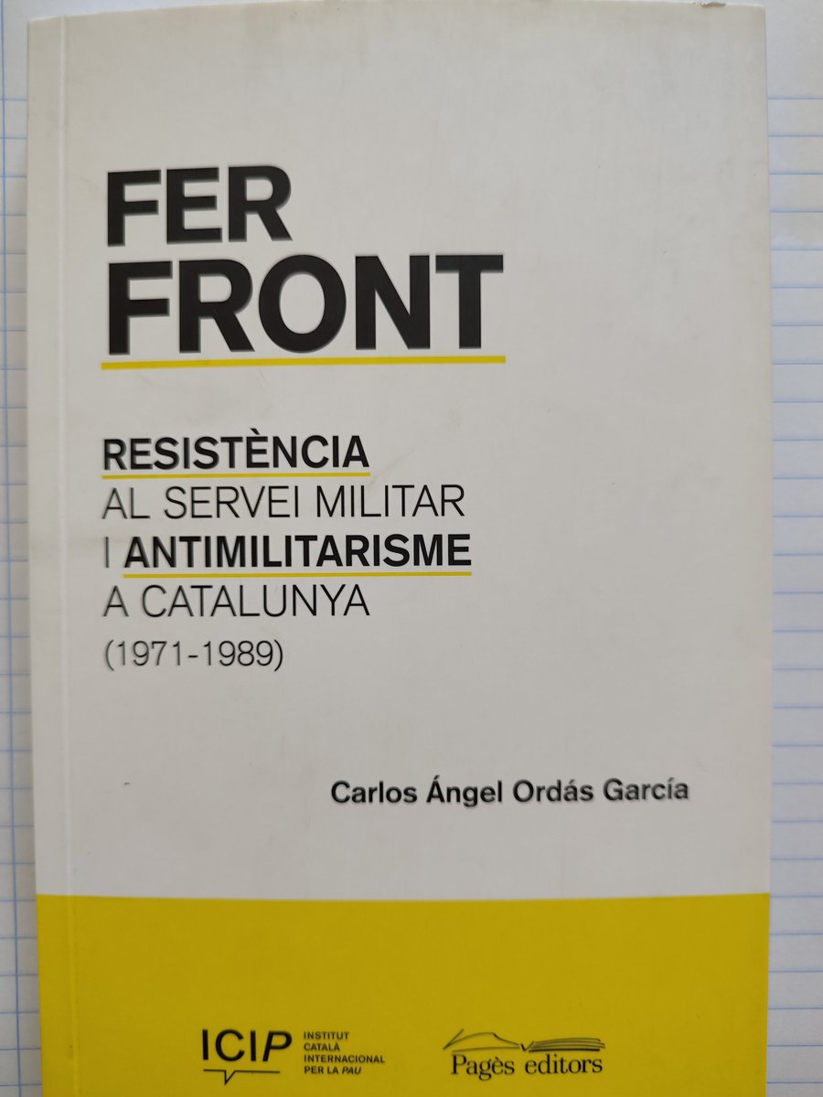 @CarlosngelOrds1 i Martí Marín presentaren aquesta obra a Palma. Interessant referència del pacifisme  i l'antimilitarisme a Catalunya, de la lluita de l'objecció de consciència i l'insubmissió a Espanya . Religió, política, revolució, jovent.Enhorabona @ICIPeace @PagesEditors