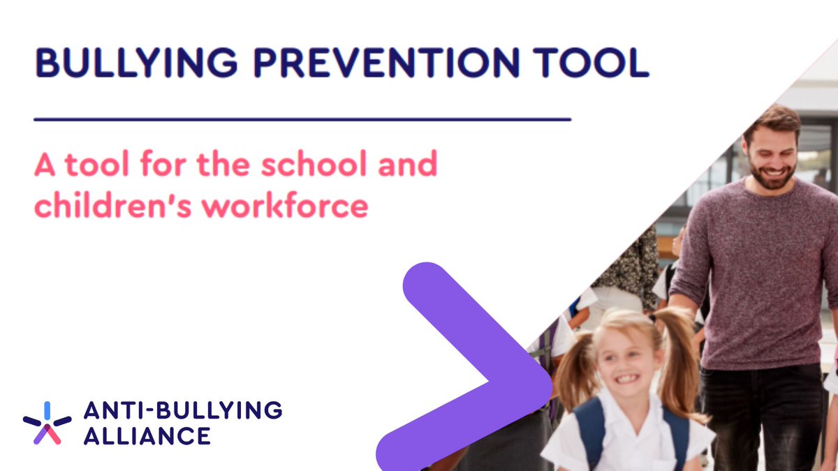 🛡️ Our Bullying Prevention Tool focused on 4 key areas: 1️⃣ Understanding what bullying is and isn’t 2️⃣ Promoting a respectful ethos 3️⃣ Celebrating that we are all different 4️⃣ Challenging derogatory and discriminatory language Read it now: anti-bullyingalliance.org.uk/tools-informat…