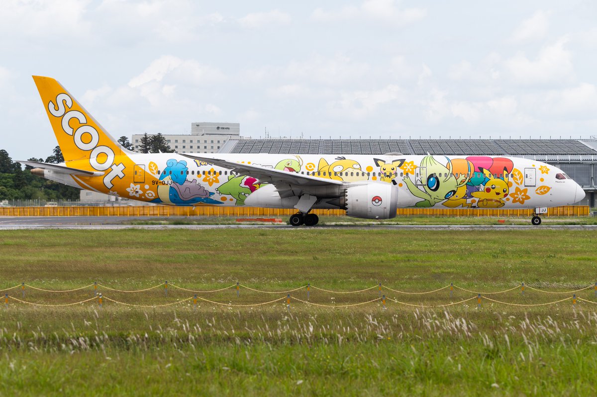 May,26th,2024
Scoot 🇸🇬
Boeing 787-9  9V-OJJ
NRT-SIN

約1年半ぶりに撮影したポケモン
今夏中に早朝到着便の降りをいい光線で撮りたいなぁと…