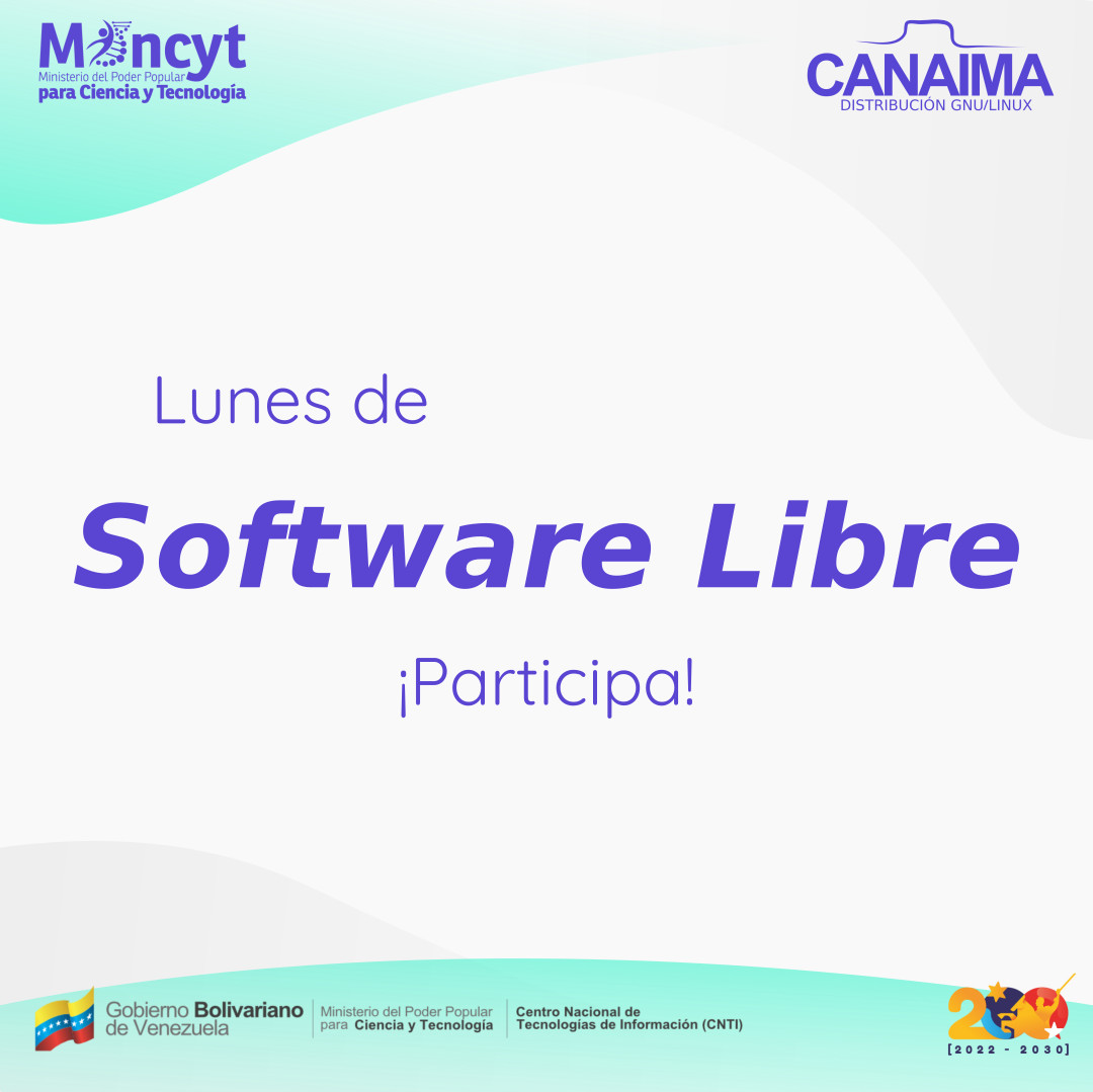 #FelizDía Celebremos el último lunes de software libre del mes de mayo compartiendo información sobre las aplicaciones disponibles en los sistemas GNU/Linux. Deja tu dato de interés sobre audio, fotografía, programación, edición, etc. ¡Participa! #LunesDeSoftwareLibre