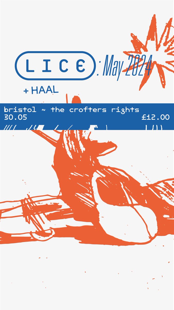 BRISTOL / FINAL TICKETS!!! Delighted to share we’ll be supported at Bristol’s @Crofters_Rights this THURSDAY by one of our favourite local groups, @haalband Last few tickets here - ACT NOW: hdfst.uk/e106343 @gravytrainrecs @1percentofone