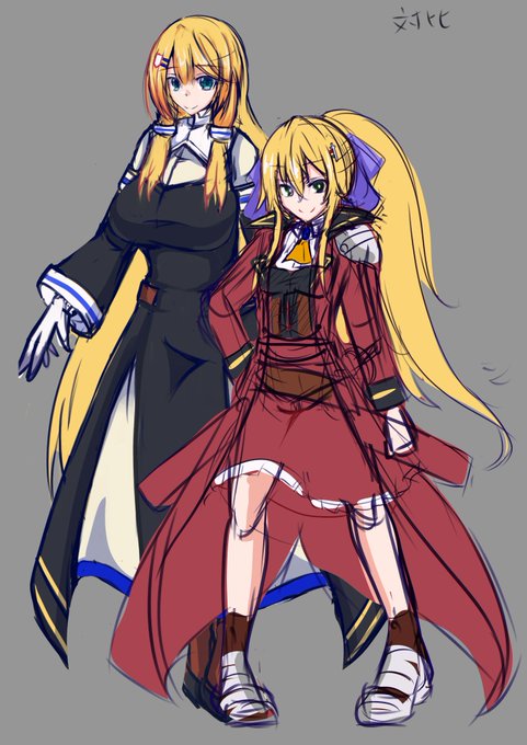 今回ゲーム作るにあたって出番があるであろう姉妹 