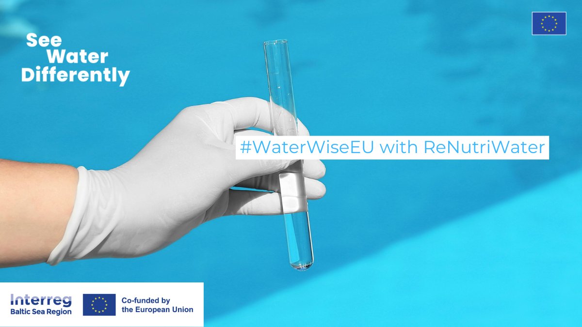 💡 Ready to be part of the solution? #WaterWiseEU guides us towards efficient water use across the EU. Explore projects like ReNutriWater, turning wastewater into a valuable resource for cleaning, watering, and more! With collective action, we can ensure access to clean water! 🌊