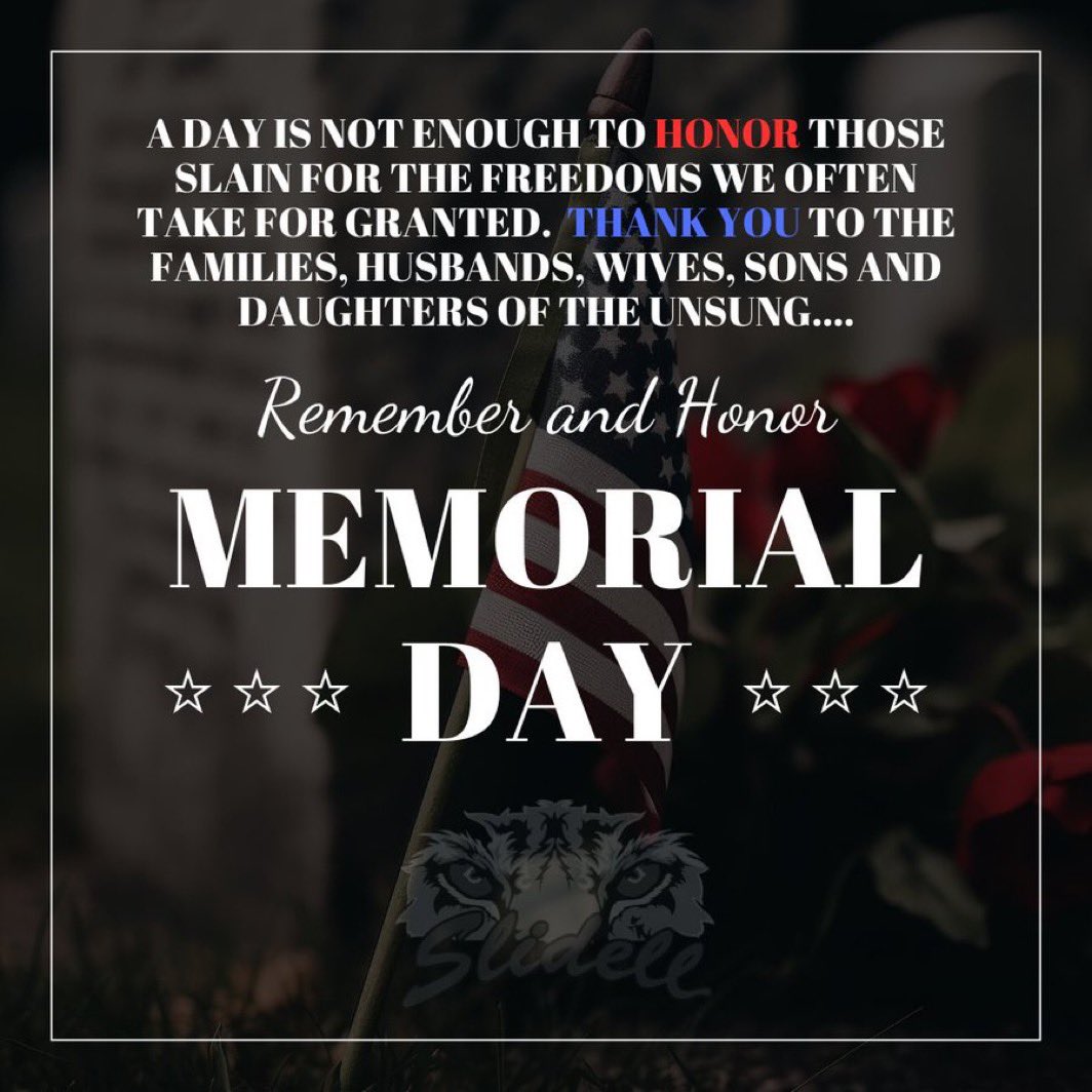 Happy Memorial Day!