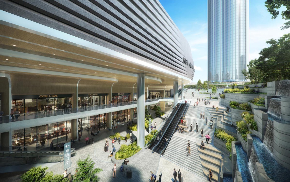 Huanggang Port by Aedas by Aedas 
#development #mall #project @aedas_architects tinyurl.com/673xdcze