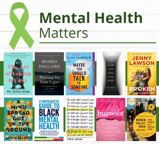 Mental Health Awareness Week in Canada is over for another year, but keep in mind your library has resources & reads to support you through every season. Try one of these titles in our library catalogue, or ask for suggestions. ➡️ cpl.social/catalogue #Caledon