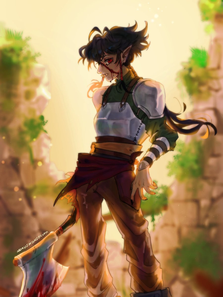 nexusmonstrum's tweet photo. My bb gurl Khoe Vahna 💖✨
I tried rendering her grayscale first before overlaying the colors and it was fun!!. I did have to redraw her a couple times tho cuz I drew her too short the first time.
#pathfinderrpg #pathfindercharacter #pathfinderoc #pathfinderttrpg #ttrpg https://t.co/nVtslgI3Gc