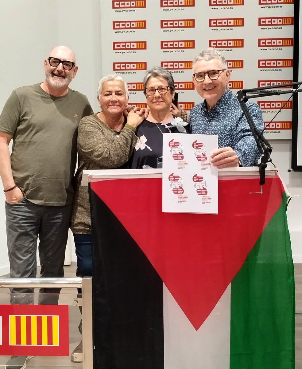 Molt aviat la crònica del VI Encuentro Estatal de Entidades Memorialistas celebrat a València. Molta memòria democràtica, fraternitat i cultura antifeixista. @Exprespol @emhyvf17102015 @CAMDE_PV @LADESBANDA