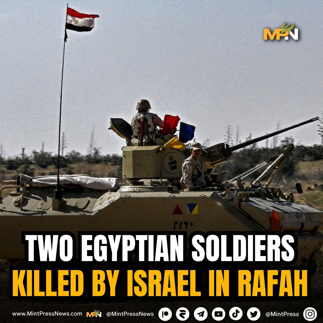 Israel kills Egyptian soldiers in Rafah According to local media outlets, at least two Egyptian soldiers were killed by Israeli occupation forces in clashes at the Rafah crossing in Gaza.