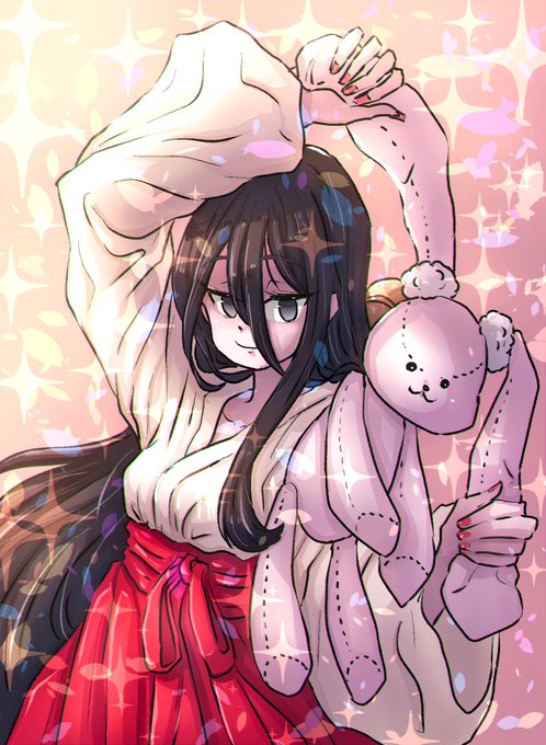 「long hair miko」 illustration images(Latest)