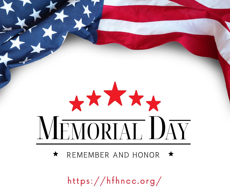 Honoring our heroes this Memorial Day. Thank you to the brave men and women who sacrificed for our freedom. Your courage inspires us every day. 🇺🇸❤️🏡 #MemorialDay #ThankYouVeterans #HFHNCC #HonorOurHeroes #fyp #summer #like #comment #share