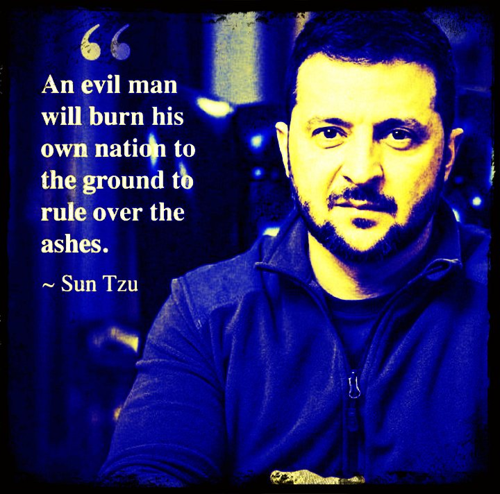 Ukrainian Dictator, with no electoral mandate, who banned the opposition , crushed the free press and is mired in vast corruption Demands Europe and America start WW3 to 'Defend democracy and Freedom'