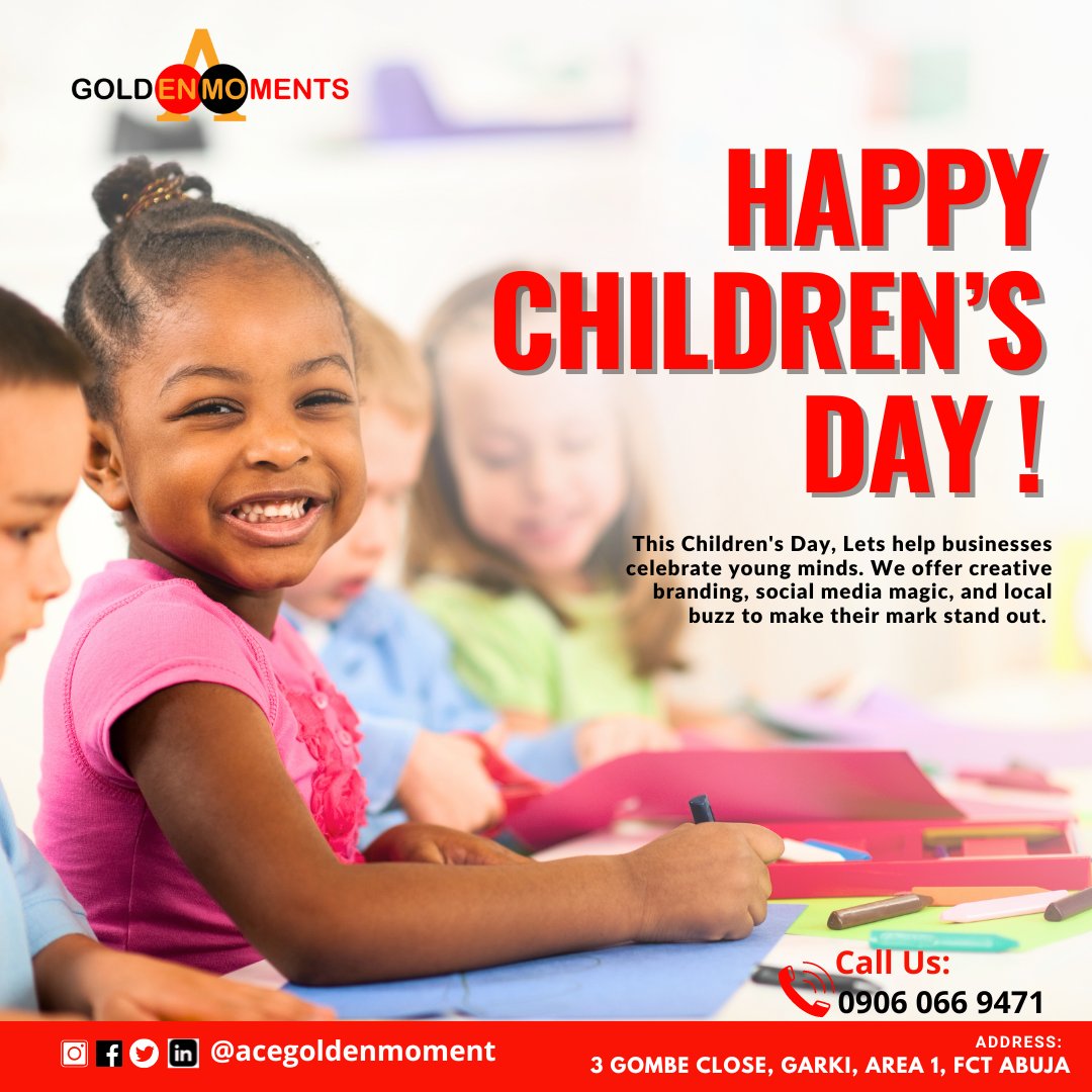 We can craft the perfect branding and marketing magic to make their mark stand out!
Visit our blog to get more branding and award News: stflairsglobal.com/goldenmoments
#GoldenMoments #GoldenMomentsAwards2024 #ChildrensDay #DreamBig