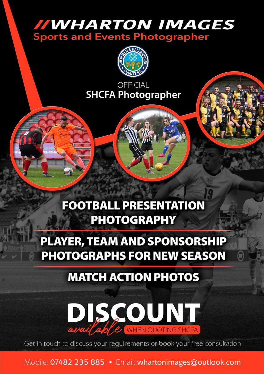 Want to make your end of season awards more memorable? 🏆 Our official photographer, Wharton Images, offers exclusive discounts to SHCFA affiliated clubs for photography services. 📸 Just mention 'SHCFA' when requesting a quote. ✉️ WhartonImages@outlook.com