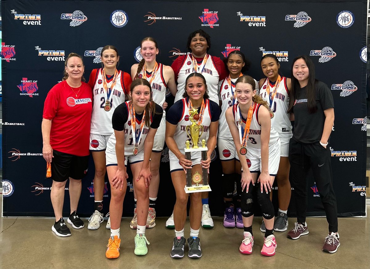 Platinum Basketball (Select 40 Member) (@platinumbball) on Twitter photo TX Platinum S40 won the <a href="/PBRhoops/">Premier Basketball</a> Gary Blevins Memorial Day tournament this past weekend going undefeated in the top 15u bracket.
Great group of girls who are hitting their stride winning their past two tournaments now!
Congrats girls and Coach Lane! TX Platinum S40 won the <a href="/PBRhoops/">Premier Basketball</a> Gary Blevins Memorial Day tournament this past weekend going undefeated in the top 15u bracket.
Great group of girls who are hitting their stride winning their past two tournaments now!
Congrats girls and Coach Lane!