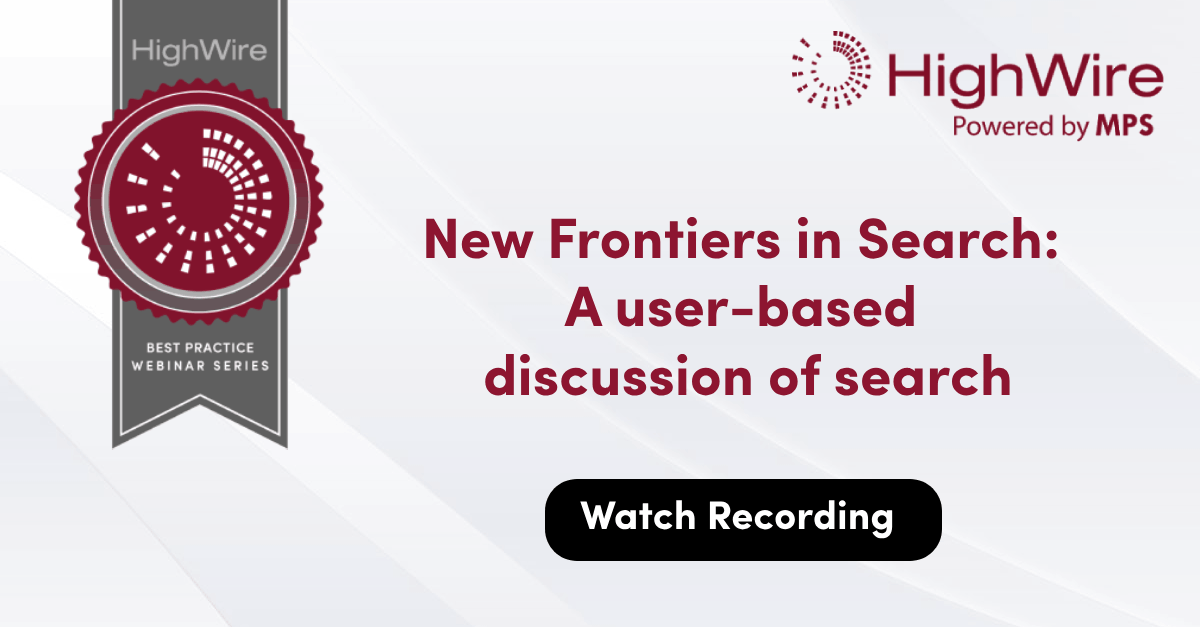 The recording of our webinar on "Search and Prompt Engineering" is now available.

youtu.be/FT-c2Ge_3KQ?si…

#Search #PromptEngineering #AIinPublishing