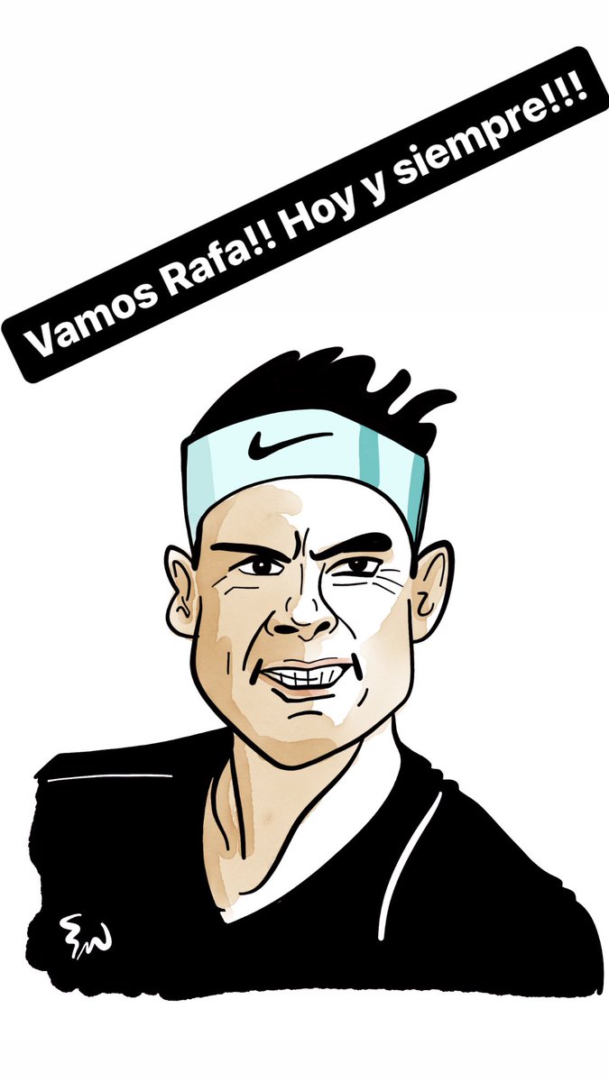 Hace mucho que no “exiseo” pero hoy toca un gran #VamosRafa #RafaNadal #rolandgarros