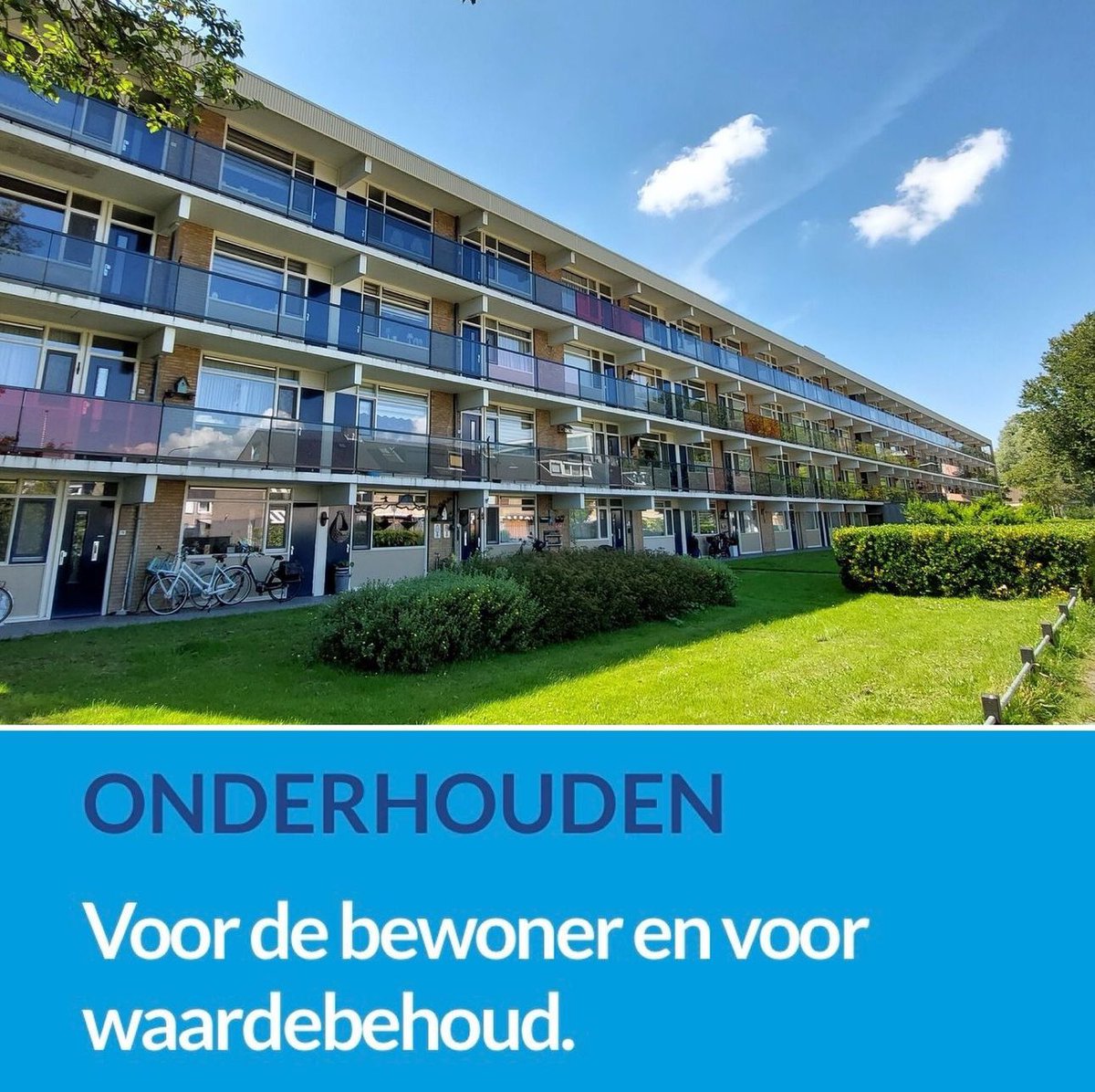KBM Groep is in opdracht van woningcorporatie Dunavie, gestart met het onderhoud aan 42 flatwoningen aan de Stadhoudersdreef in Katwijk. 
#KBMGroep #bouwenaanmorgen #onderhouden #verduurzamen <a href="/gemeentekatwijk/">Gemeente Katwijk</a>