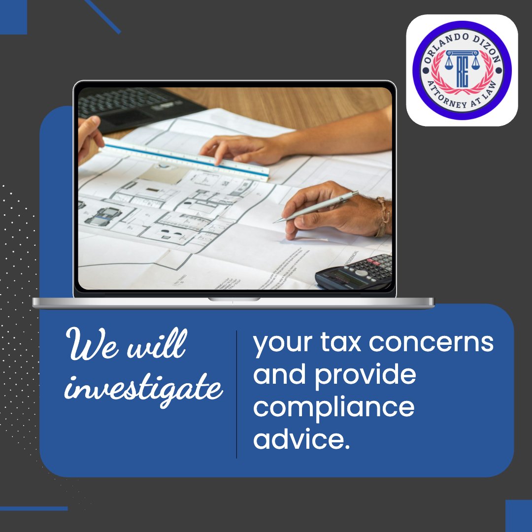 ORDizonEsq's tweet image. We’re ready to listen, provide support, and guide you through the process of resolving your tax issues. If you have any questions or need help with tax issues, feel free to reach out. #TaxHelp #IRSResolution #TaxAdvice Connect with us on social media. #TaxResolutionEsq #TaxRelief