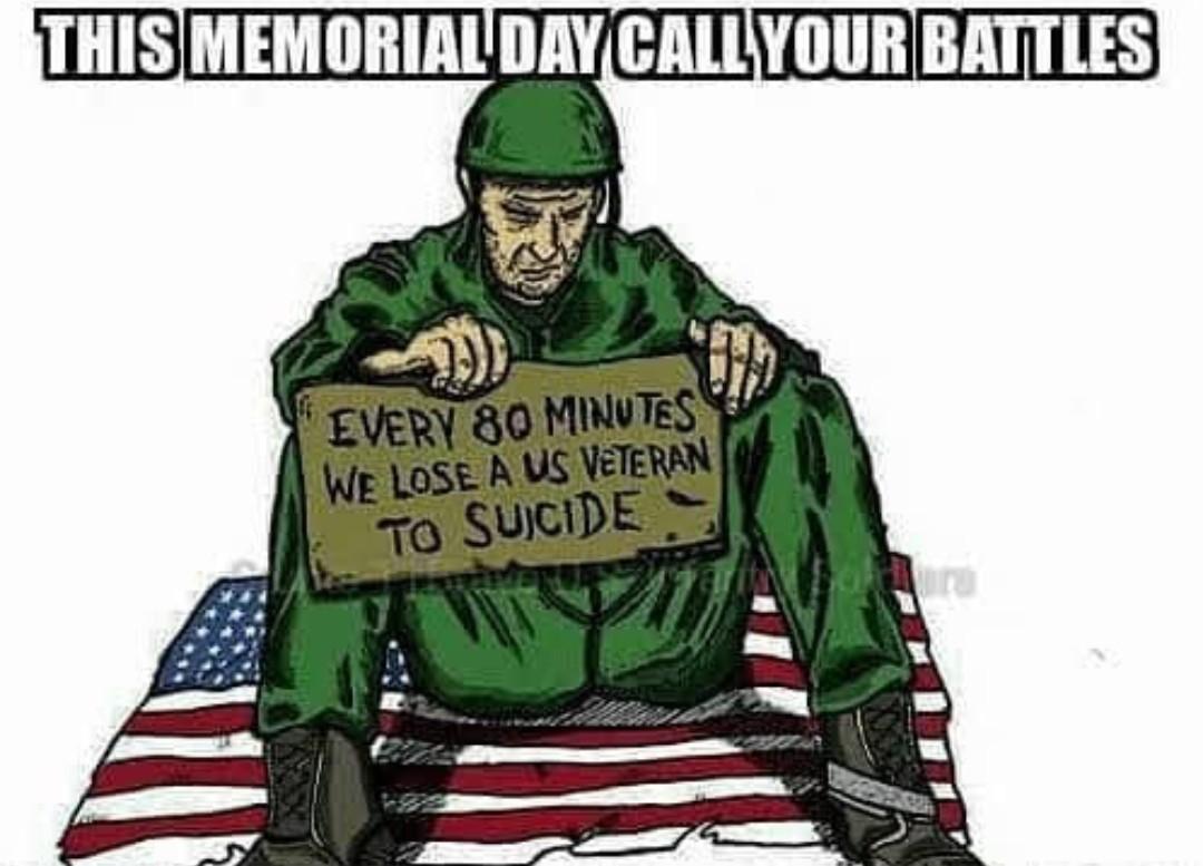 #LetsEndVeteranSuicide #22to0