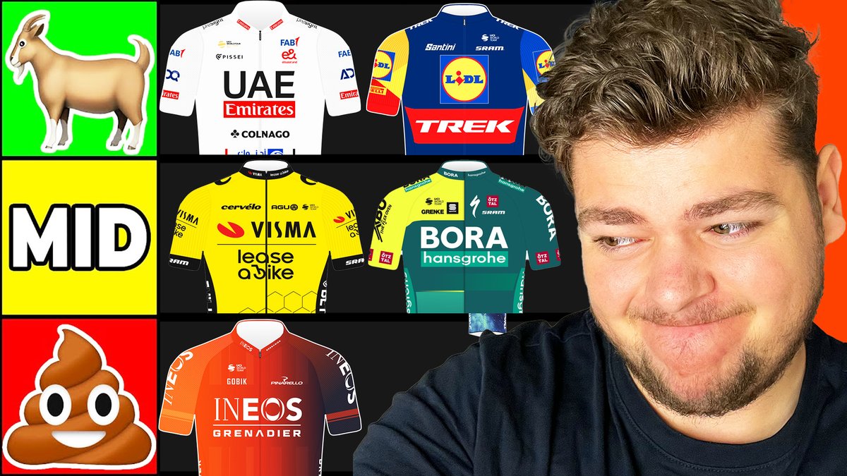📢 NEW VIDEO TIER LIST - RANKING EVERY TEAM at the Giro d'Italia 2024! 🔥 ➡️ youtube.com/watch?v=-DjgoG… Would love to hear your takes in the YouTube comments! 💭 #Giro