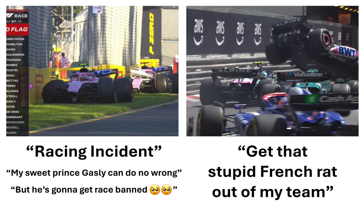 NotFifthGear's tweet photo. what an absolute joke. somebody free Ocon from Alpine. https://t.co/yfV975CYIA