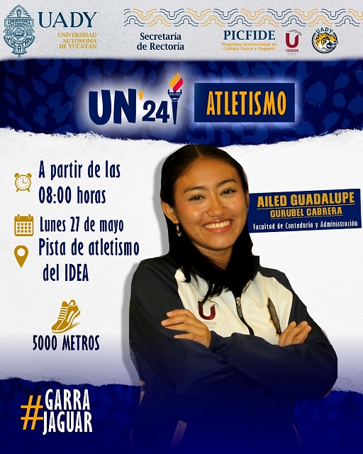 📣¡Vamos jaguares! Continúan las competencias de atletismo en la Universiada Nacional 2024.

#JaguaresUADY #PICFIDE #SomosUADY