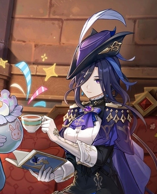 AAALSO THEY BOTH HAVE SAME TEACUPS  😭😭tHEY'RE SO MARRIED I SWEAR- 
#wriorinde #genshinimpact #wriothesley #clorinde