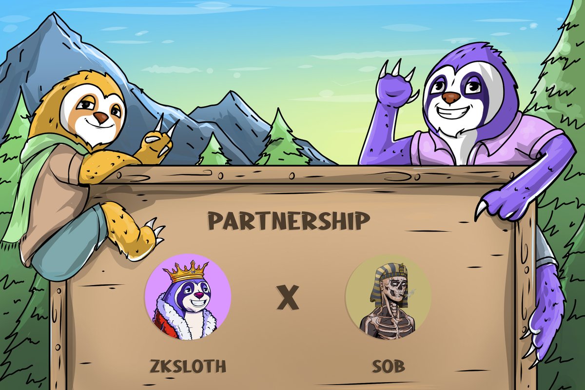 🚀 Exciting news! 

<a href="/sobnfts/">SoB</a> is gearing up for the launch of their new NFT collection, SoBMutants! 💀

They're giving away 10 WL spots exclusively to our community! 🎁

To enter: 

1️⃣ Follow @ZkSlothNFT &amp; <a href="/sobnfts/">SoB</a> 
2️⃣ Like ❤️ &amp; Retweet 🔁 
3️⃣ Drop your zkSync address in the