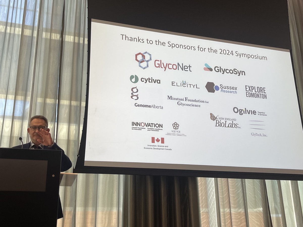 Here it starts #CGS2024 in Edmonton by ⁦<a href="/glyconet_nce/">GlycoNet</a>⁩ with grand opening by ⁦@wakarchuk⁩