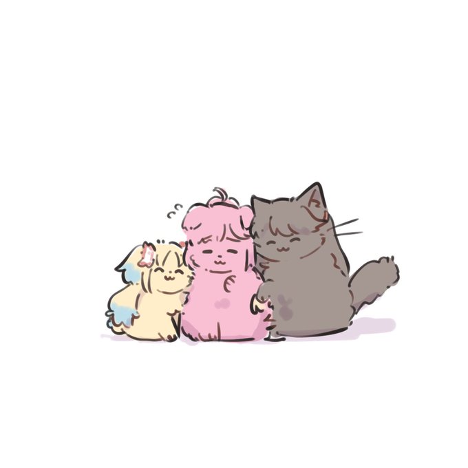 「3人の女性 ピンク髪」のTwitter画像/イラスト(新着)