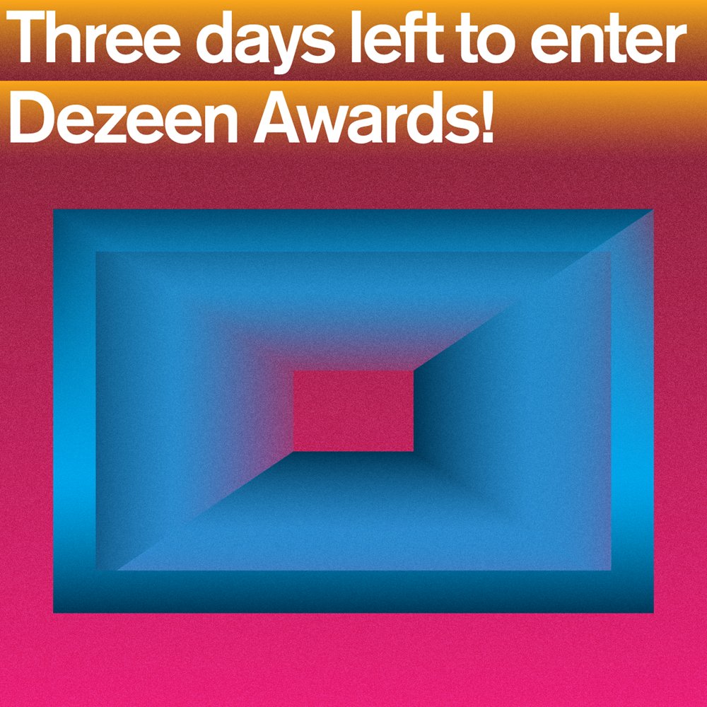 With just three days left to enter the @Dezeen Awards, the clock is ticking! MaterialDistrict is an official Media Partner for the prestigious @dezeenawards 2024. Learn more and submit your entries for the Dezeen Awards 2024 via dezeen.com/awards/?utm_so… #DezeenAwards #Dezeen