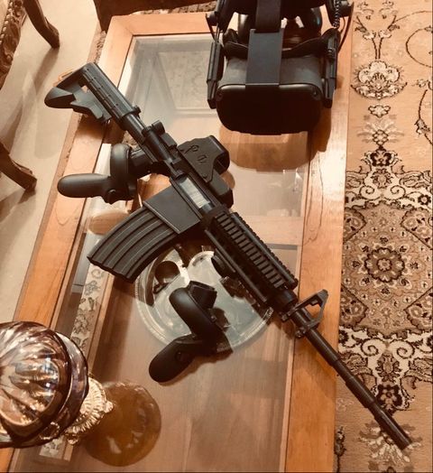 🧲 META QUEST 3 GUNSTOCK - STOCK MAGNETIC - VIRTUAL REALITY SHOOTERS
➡️ 3D model: cults3d.com/:1841404
💡 Designed by Rafaellacerda3d

<a href="/cults3d/">Cults.</a> #3dPrinting